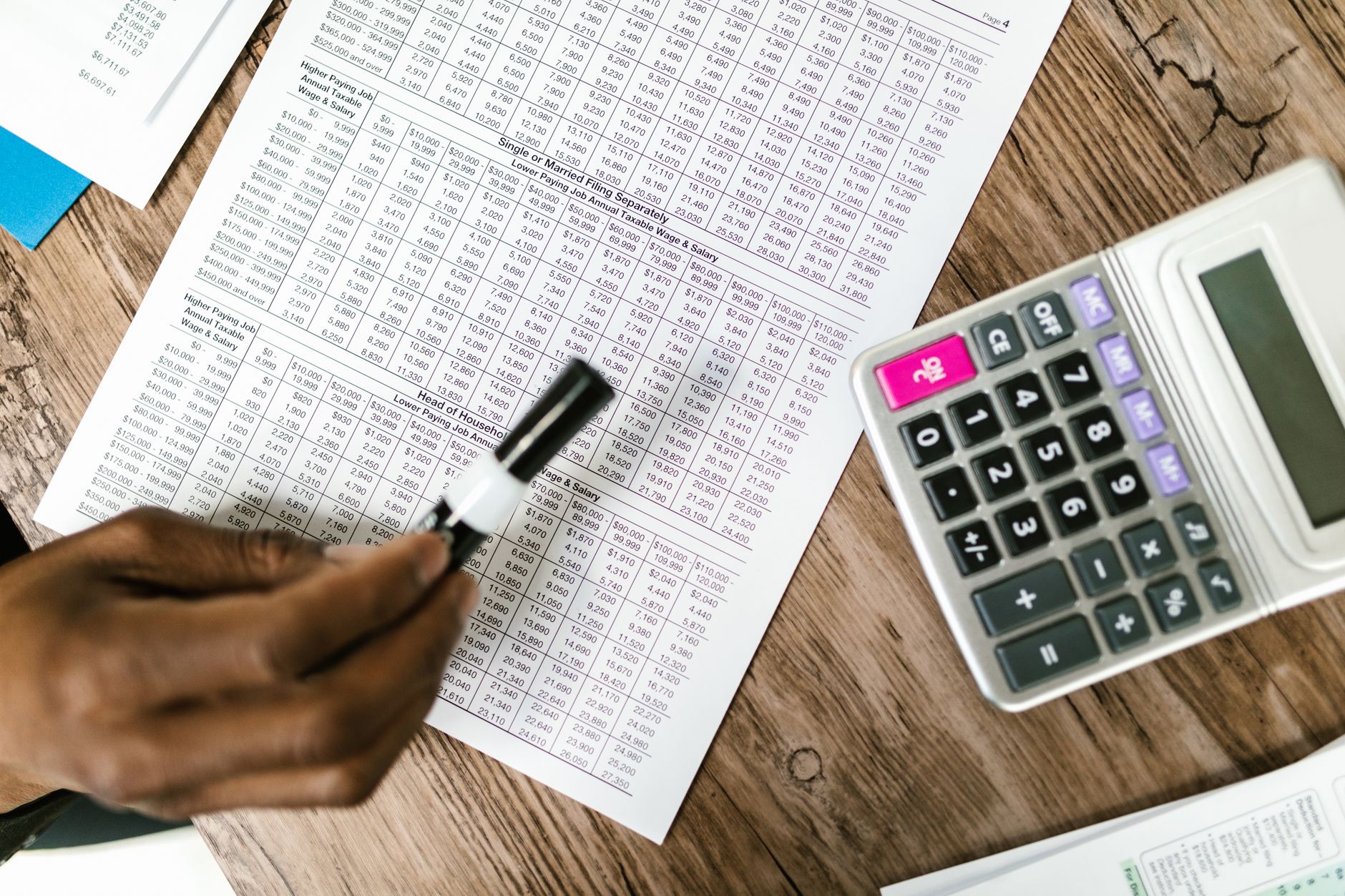 Transparente Gebührenübersicht, Finanzplanungskalkulation, klare Kostenstruktur